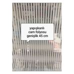 Dekor Yapışkanlı cam folyosu