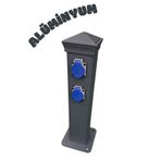 dekorafence ALÜMİNYUM BAHÇE ELEKTRİK PRİZİ 0.9X0.9X50CM