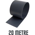 Dekorafence Double Panel Çit Branda Panel Çit Koruma Branda Kaplama 19 cm Kanallı Model - 20