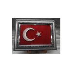 dekorasyonsepetim Filografi Türk Bayrağı 22.5x30 Cm tablo001