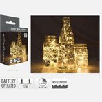 Dekoratif 20 Led Işık Zincir Sıcak Sarı