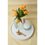 Dekoratif 24 Cm Yuvarlak Mum, Saksı Ve Takı Tabağı, Mumluk, Organizer Tabak, Kase, Tepsi