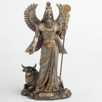Dekoratif Anu Figürü Veronese Biblo – Mitolojik Tema Şık Salon Dekoru Poliresin Dekoratif Obje 13x9x23 cm