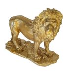 DEKORATİF ASLAN FİGÜRLÜ TASARIM BİBLO 27 CM
