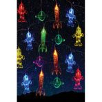 Dekoratif Astronot Uzay Temalı 10 Led’li Şerit Lamba – Pilli, 2 Metre, Bebek & Çocuk Odası Işığı