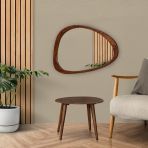 Dekoratif Ayna Ceviz Çerçeve 70x50 Buzkan