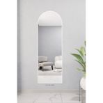 Dekoratif Ayna Oval Boy Ayna Duvar Aynası 180x60 Cm 180 X 60 Beyaz 18061806777 Beyaz