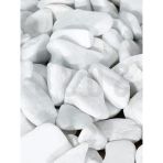 Dekoratif Beyaz Dolomit Çakıl Taşı, 2-4 Cm, 1 Kg, Peyzaj İçin