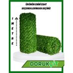 Dekoratif Çim Çit Rulo – Yapay Çim Çit Panel Bahçe Balkon Çiti - 1 Metre x 5 metre