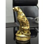 Dekoratif Çita Puma Biblo GOLD RENKLİ
