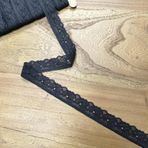 Dekoratif Dantel Trim Şerit, 5/8 İnç Genişlik, 10 Yard, Dikiş Projeleri için Siyah Çiçek Desenli Süsleme, Kendin Yap İç Çamaşırı Hem, Bebek Dekoru, Yastık Kılıfı Kenar Aksesuar, saç yayı vb
