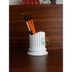 Dekoratif Dor Sütun Kalemlik - Mermer - 15 cm
