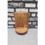 Dekoratif Duvar Rafı Ahşap Mumluk & Biblo Rafı Kz1026