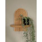 Dekoratif Duvar Rafı Siyah