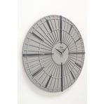 Dekoratif Duvar Saati Antrasit ve Siyah 50x50cm Sessiz Mekanizma