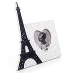 Dekoratif Eyfel Paris Desenli Ahşap Resim Fotoğraf Çerçevesi Standı