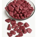 Dekoratif Gül Kurusu Renginde Boyalı Vernikli Orta Büyüklükte (10-25MM) Çakıl Taşı 350 gr