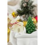 Dekoratif Hediyelik Çam Ağacı Ve Geyik Mum Soywax Yeşil Yılbaşı Hediye Pine Tree Candle