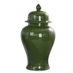 Dekoratif Kavanoz Zencefil Kavanozu Vazo Dekor Basit Seramik Zencefil Kavanozu Vazo Kapaklı Yeşil Büyük Çin Antika Porselen Kavanozlar Kapaklı Zencefil Kavanozları, A-23 * 47cm,A-23 * 47cm