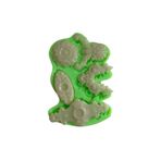 Dekoratif Kenarlık 2 Şeklinde Silikon Şeker Hamuru Ve Sabun Kalıbı 11x6x1 Cm dop13678438igo