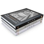 Dekoratif Kitap Seti | Ekstra Büyük Kitap Seti | 3'lü Gerçek Kitap Dekoru Seti | Moda Tasarımcısı Kitapları | Sehpa Dekor Seti | Raf Dekoru | Büyük Dergiler
