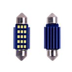 Dekoratif led ampul 12SMD CANBUS 36mm sofit ampul beyaz/ LAAM869
