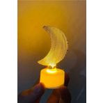 Dekoratif Led Lamba Metal Kaliteli Hediyelik 2 Adet (Lisinya)