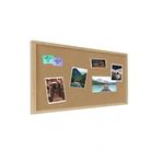 Dekoratif Mantar Pano Ahşap Çerçeve 60X90 Cm 1 Adet Harita Çivisi Hediyeli Duvara Monte Mantar Çerçeve Evde Okulda Büro