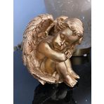 Dekoratif Melek Figürü Biblo GOLD RENKLİ