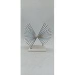 Dekoratif Mermer Kaideli Küçük Boy Metal Kelebek Obje Gümüş Szr-Dkf-082-G