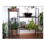 DEKORATİF METAL AYAKLI 5 TEL RAFLI SAKSI STANDI KATLI SAKSILIK ÇİÇEKLİK BAHÇE VE BALKON DEKORU GARDEN
