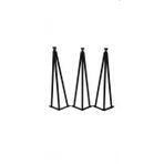 Dekoratif Metal Boru Firkete Sehpa Ayağı (41.5 Cm - 3 Adet)
