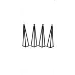 Dekoratif Metal Boru Firkete Sehpa Ayağı (41.5 cm - 4 Adet)