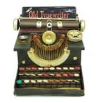 Dekoratif Metal Daktilo Biblo Vintage Hediyelik - Çok Renkli - standart