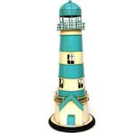 Dekoratif Metal Deniz Feneri Kumbara Vintage Biblo Hediyelik