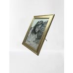 Dekoratif Metal Fotoğraf Çerçevesi (Altın - 15x20 cm)