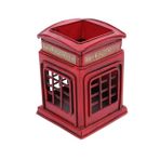 Dekoratif Metal Londra Telefon Kulübesi Kalemlik
