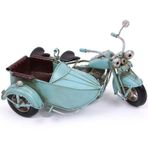 Dekoratif Metal Motosiklet Sepetli