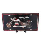Dekoratif Metal Plaka Custom Rides Harley Davidson California
