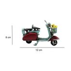 Dekoratif Metal Scooter Önü Sepetli MKTB-Knm-C1648