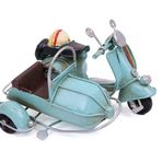 DEKORATİF METAL SCOOTER SEPETLİ