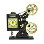 Dekoratif Metal Sinemaskop Saat Vintage Hediyelik - Çok Renkli - standart