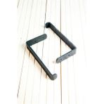 Dekoratif Metal Siyah Raf Ayağı (4'lü Set) - (4 Adet Metal Raf Ayağı + 8 Adet Vida + 8 Adet Dübel)