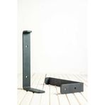Dekoratif Metal Siyah Raf Ayağı (4'lü Set)