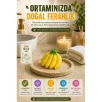 Dekoratif Muz Sabunu Ortam Kokusu Meyvemsi Esans Banyo Wc Salon Ofis Dekoru 8X8 Cm Şık Tasarım