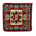 Dekoratif Otantik Çift Taraflı Fermuarlı Kilim Şark Köşesi Minder Kılıfı (40cmx41cm) Mod3