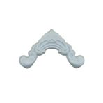 Dekoratif Poliüretan 2.5 CM Uyumlu Duvar Çıtası Köşe Motifi (SET 114) BEYAZ 20 x 10