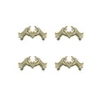 Dekoratif Poliüretan 4 CM Uyumlu Duvar Çıtası 4LÜ Köşe Motifi (SET 112-4) BRONZ 20 x 10