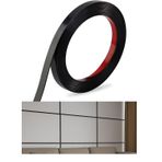 Dekoratif şeritler, kendinden yapışkanlı kartonpiyer, tavan pervazları, kendinden yapışkanlı, soyup yapıştırılabilir, şömine için, ayna çerçevesi (siyah 3,5 m x 1 cm)