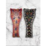 Dekoratif Tasarım Kirli Kaşık Altlığı, Kaşıklık, Kepçe Altlığı, Çini / Seramik Tamamen El Yapımı